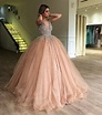 SGD156 Ball Gown Sweet 16 Prom Dress,V-Neck Evening Dress,Quinceanera ...