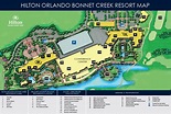 Map of Hilton Orlando Bonnet Creek- Property Map