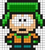 Kyle South Park Perler Bead Pattern | Bead Sprites | Characters Fuse ...