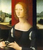 ca. 1481-1483 Caterina Sforza by Lorenzo de Credi (Pinacoteca Civica di ...