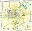 Winnipeg area map - Map of Winnipeg areas (Manitoba - Canada)