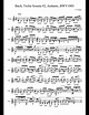 Bach Violin Sonata #2 in Am: Andante (BWV1003). sheet music download ...