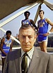 John Wooden poses with players Sidney Wicks, Curtis Rowe and Steve ...