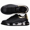 Alexander McQueen Leather Low-top Sneakers Larry in Gold (Metallic) for Men - Lyst