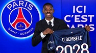 Ligue 1: Ousmane Dembélé signe au PSG jusqu'en 2028, H24info