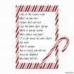 Candy Cane Prayer Printable - Gridgit.com