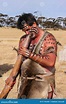 ADELEIDE, AUSTRALIA - APRIL 18, 08: Unidentified Aborigines Actor at a ...