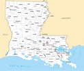 Map Of Major Cities In Louisiana - Island Maps