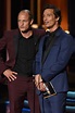 Matthew McConaughey and Woody Harrelson present at the 2014 Emmy Awards ...