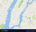 New york and manhattan urban city map Royalty Free Vector