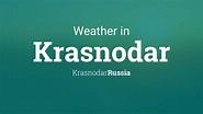 Weather for Krasnodar, Russia