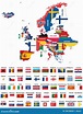 Banderas De Los Países De Europa Ilustraciones Stock, Vectores, Y ...