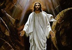 Representa O Cristo Ressuscitado Que Deixa O Túmulo Vitorioso - YaLearn