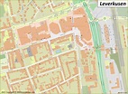 Leverkusen Map | Germany | Detailed Maps of Leverkusen