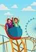 Roller Coaster Vector at GetDrawings | Free download