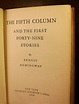 The Fifth Column and the First Forty-Nine Stories by Ernest Hemingway ...
