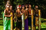 Wetr tribal dancers, Hnathalo, Lifou (island), Loyalty Islands, New ...