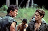 Platoon (1986) Tom Berenger and Willem Dafoe "The wolf and the sheep ...