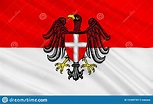 Flag of Vienna, Austria stock image. Image of republic - 131897767