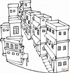 A Street Of A City Coloring Page | Free Printable Coloring Pages ...