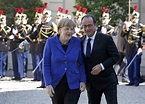 Angela Merkel et François Hollande devant le Parlement européen