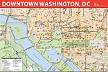 Washington Dc Map Of Attractions Printable Map - Printable Maps