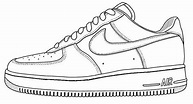 nike force one boceto - Buscar con Google Sneakers Sketch, Sneakers ...