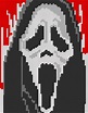 Ghostface Easy Pixel Art Pixel Art Pixel Art Pattern | Sexiz Pix