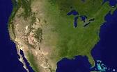 USA satellite map - Map of USA satellite (Northern America - Americas)