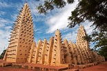 Bobo-Dioulasso Grand Mosque, Burkina Faso, built ca. 1882 in the Sudano ...