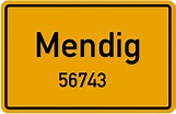 56743 Mendig Straßenverzeichnis: Alle Straßen in 56743