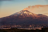 Mount Etna Volcano and Catania city - Sicily island Italy - LookOutPro