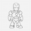 Pin On Iron Man Drawing – dibujos de colorear