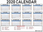 2020 Printable Calendar With Date Boxes Example Calendar Printable - Riset