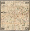 Mapa de pared del Condado de Monmouth En Nueva Jersey 1861 | Etsy