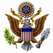 Coat Of Arms Of The United States On A White Background Stock ...