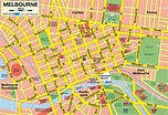 Map of Melbourne (City in Australia) | Welt-Atlas.de