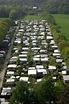 Luftaufnahme Tiefensee - Campingplatz mit Wohnwagen und Zelten in ...