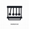 Momentum Isolated Icon. Simple Element Illustration from Science ...