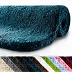 casa pura Bath Mat - Teal Green | Luxurious Bathroom Rug with Soft Pile ...