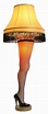 A Christmas Story Deluxe Full Size 50" Leg Lamp - Celestes Toys and Gifts