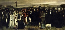 Gustave Courbet, Burial At Ornans (1849–50) -- Representing a major ...