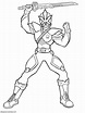 Dibujos de Personajes de Power Rangers Samurai para Colorear (Parte 2)