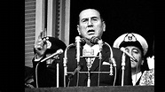Juan Domingo Perón asume por primera vez la presidencia de Argentina ...