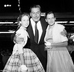Actor Errol Flynn poses with daughters Deidre 12 and Rory 10 at the ...