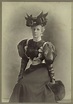 Portrait of a woman with a hat and muff, United States, 1890s - NYPL ...
