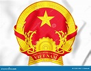 Coat of Arms of the Vietnam. Stock Illustration - Illustration of asia ...