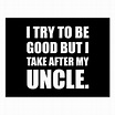 Take After My Uncle Funny Postcard | Zazzle.com in 2021 | Fishing ...