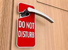A Do Not Disturb Sign | 19 Things You Might Not Have Thought to Bring ...