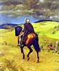 The Lonely Rider Painting by Hans Thoma